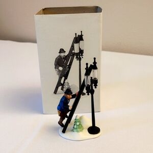 Dept 56 Lamplighter Accessory Set Heritage Village Collection w/Styrofoam Sleeve